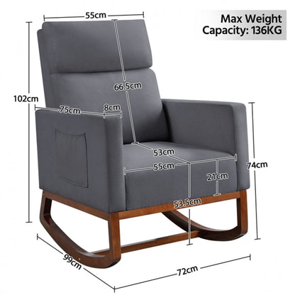Rocking Accent Chair Armchair