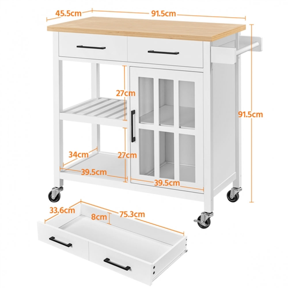 Mobile Kitchen Island Kitchen Cart