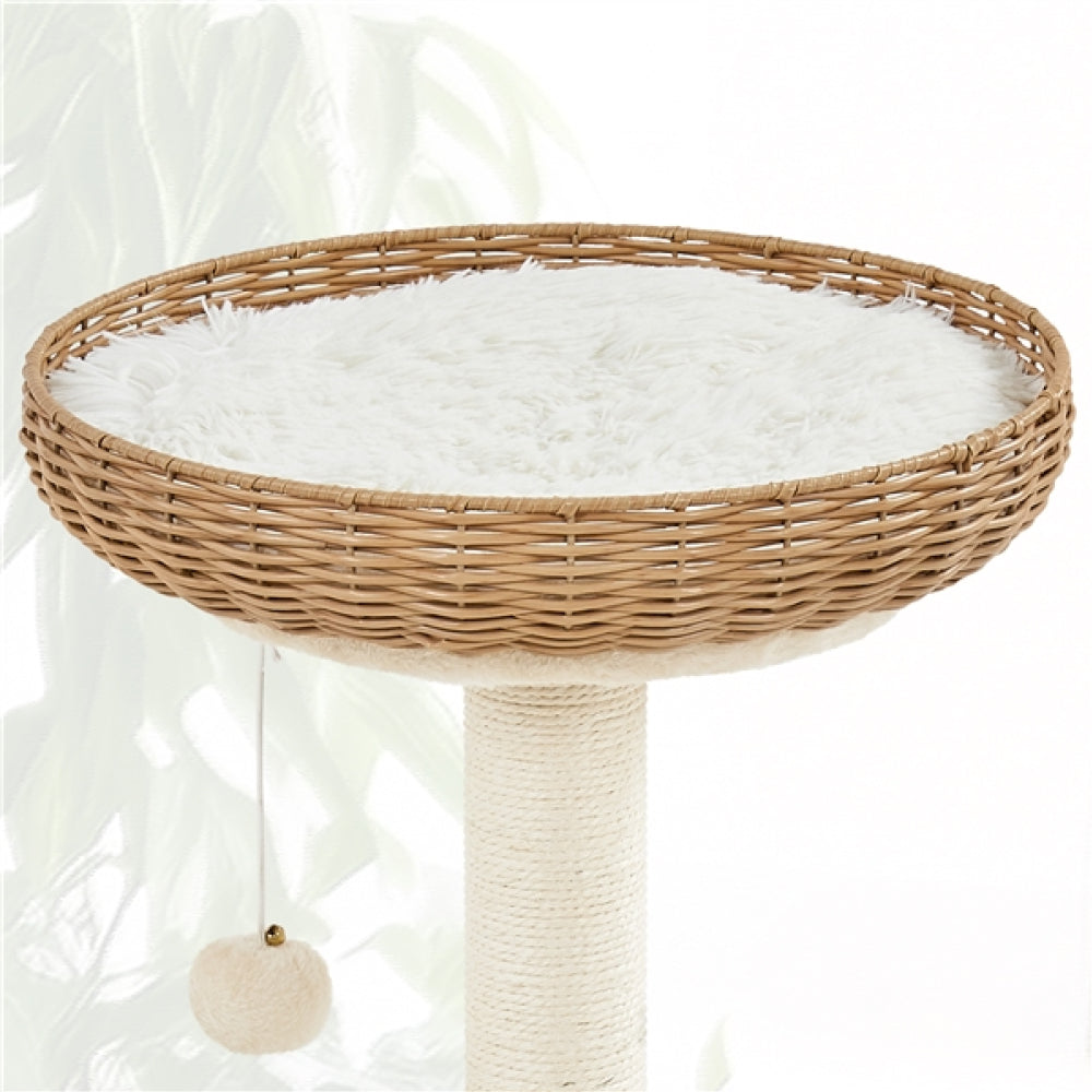 Rattan Cat House Cat Tower