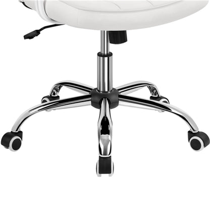 Mid-Back PU Leather Office Task Chair Computer Chair