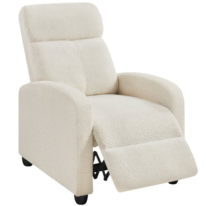 Boucle Recliner Chair Armchair