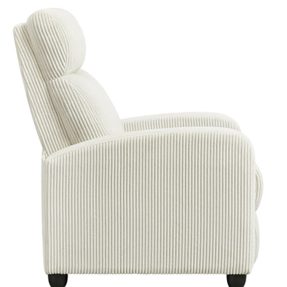 Recliner Chair Corduroy Recliner Sofa Adjustable Modern Single Reclining Chair