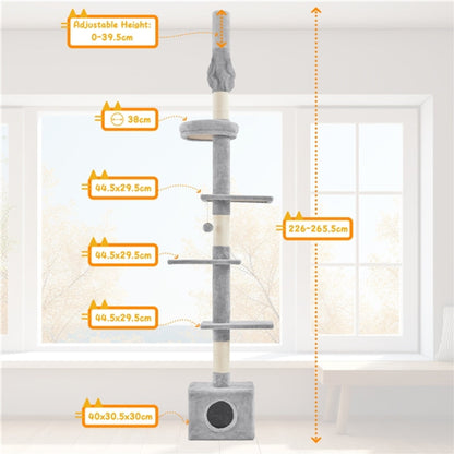2.3-2.7M Floor-to-Ceiling Cat Tree