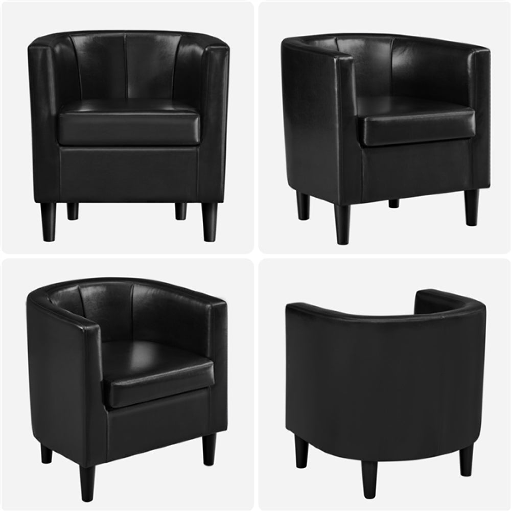 Barrel-shaped Chair Accent Arm Chair