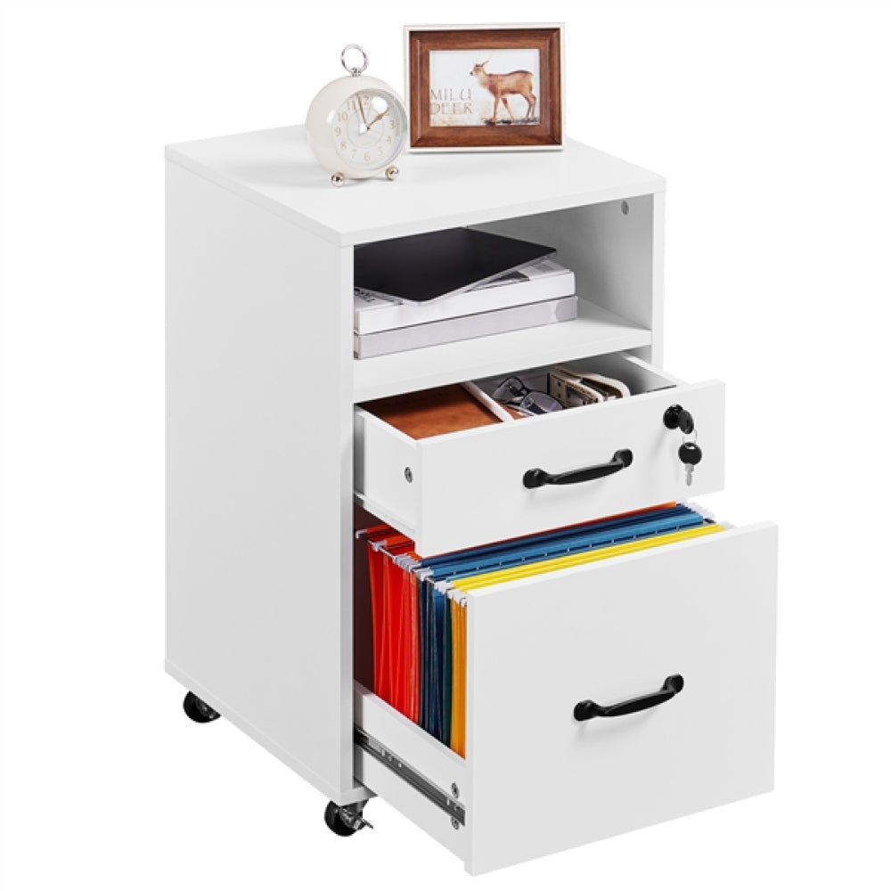 Mobile File Storage Organizer File Cabinet