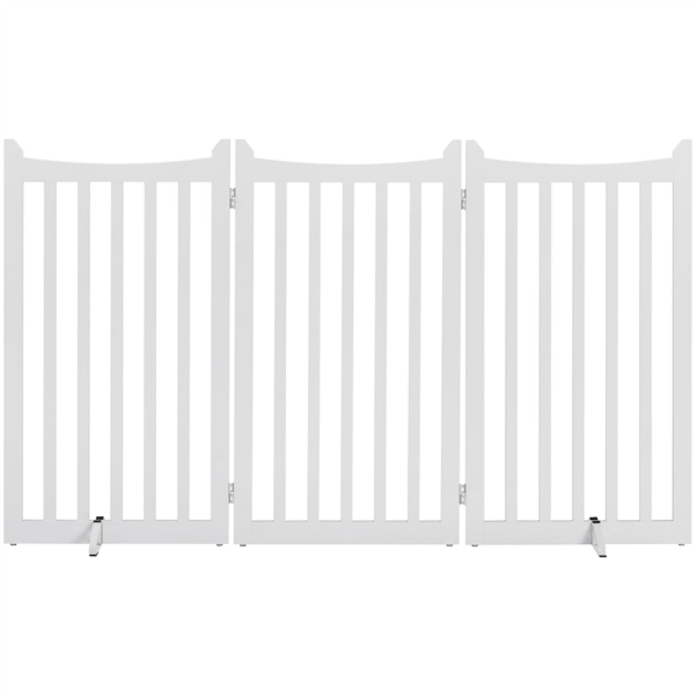 Indoor Pet Barrier for Doorway Dog Pen Wooden Pet Gate