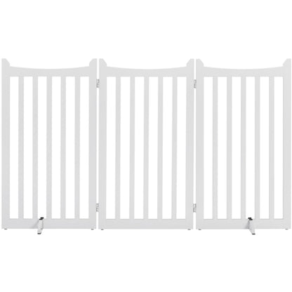 Indoor Pet Barrier for Doorway Dog Pen Wooden Pet Gate