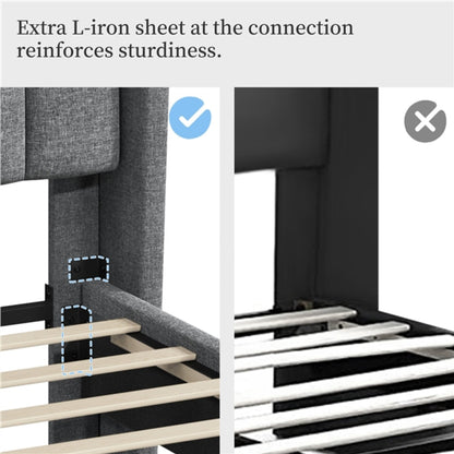 Queen Upholstered Bed Frame