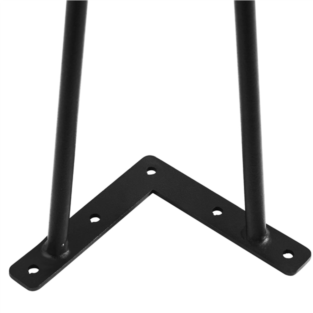 4PCS 16 Inch Solid Hairpin Table Legs 3-Rods