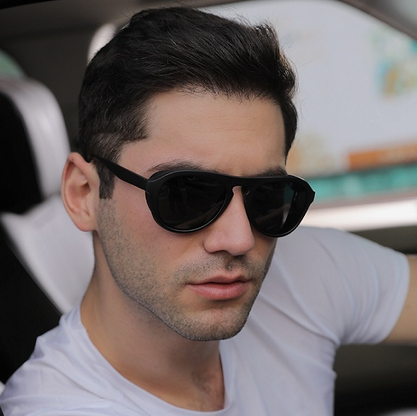 BLACK - HD Polarized Lens Sunglasses Anti-Blue Ray Hydrophobic