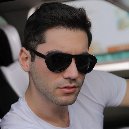 BLACK - HD Polarized Lens Sunglasses Anti-Blue Ray Hydrophobic