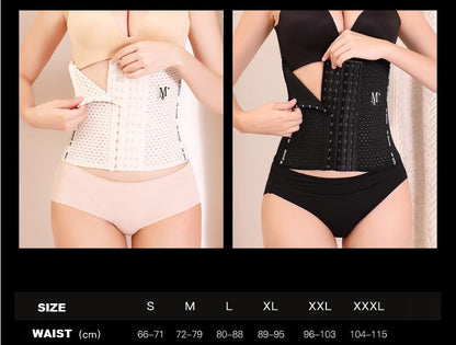 WHITE / S Postpartum Tummy Control Hourglass Shapers