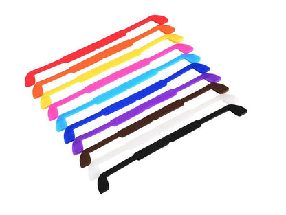 3 PCS Eyeglasses Silicon Antislip Holder Cover Ear Hook Retainer - BLACK