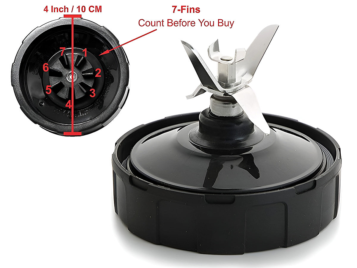 Nutri Ninja Blade 7 Fin Extractor Blade Replacement Compatible