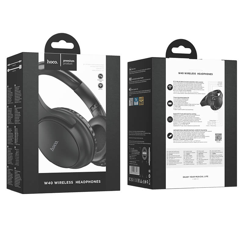 Hoco Mighty 5.3 Bluetooth Wireless Headphones W40