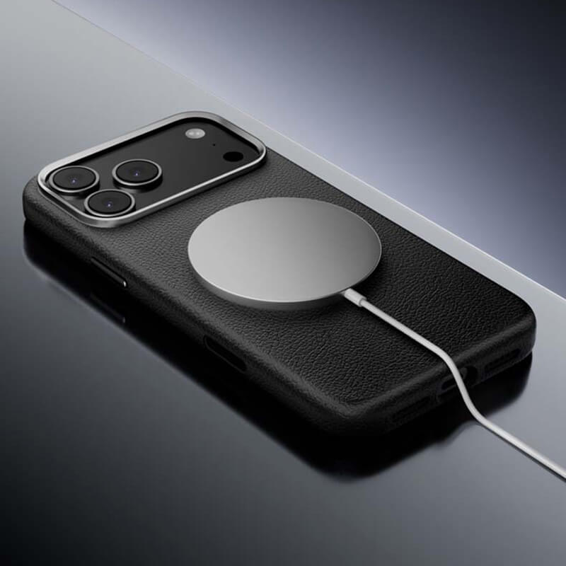 Compatible with iPhone 17 X-Level Better Enjoyment Series Magnetic Plain Leather Case