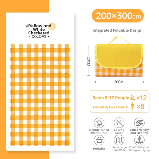 Waterproof Oxford Picnic Mat — INS Style Camping Mat 200x300cm THTF50116