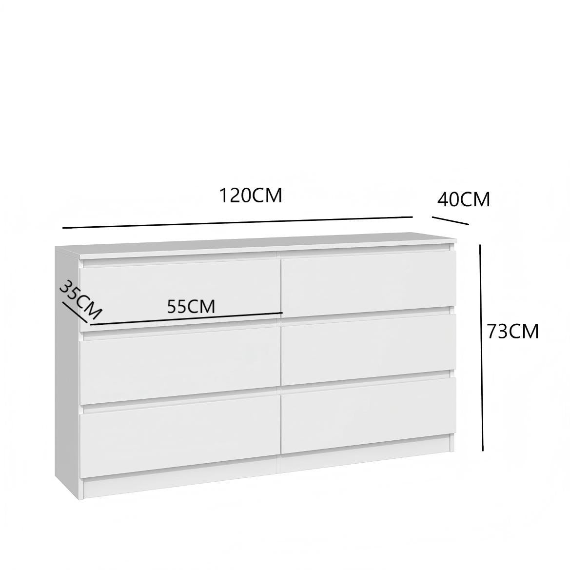 6 Chest of Drawers Lowboy Drawer Lowboy
