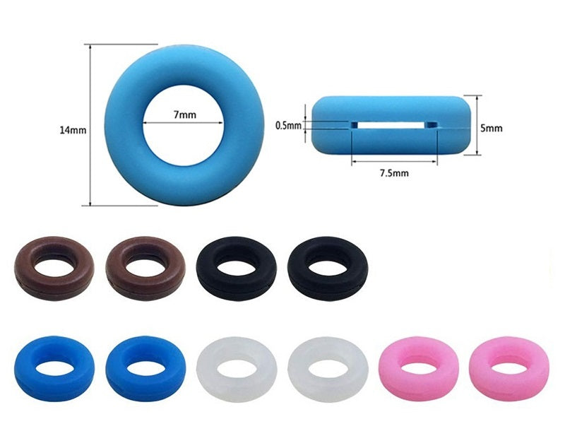 5 Pairs Clean Eyeglasses Silicon Antislip Holder Glasses Cover Ear Hook Retainer