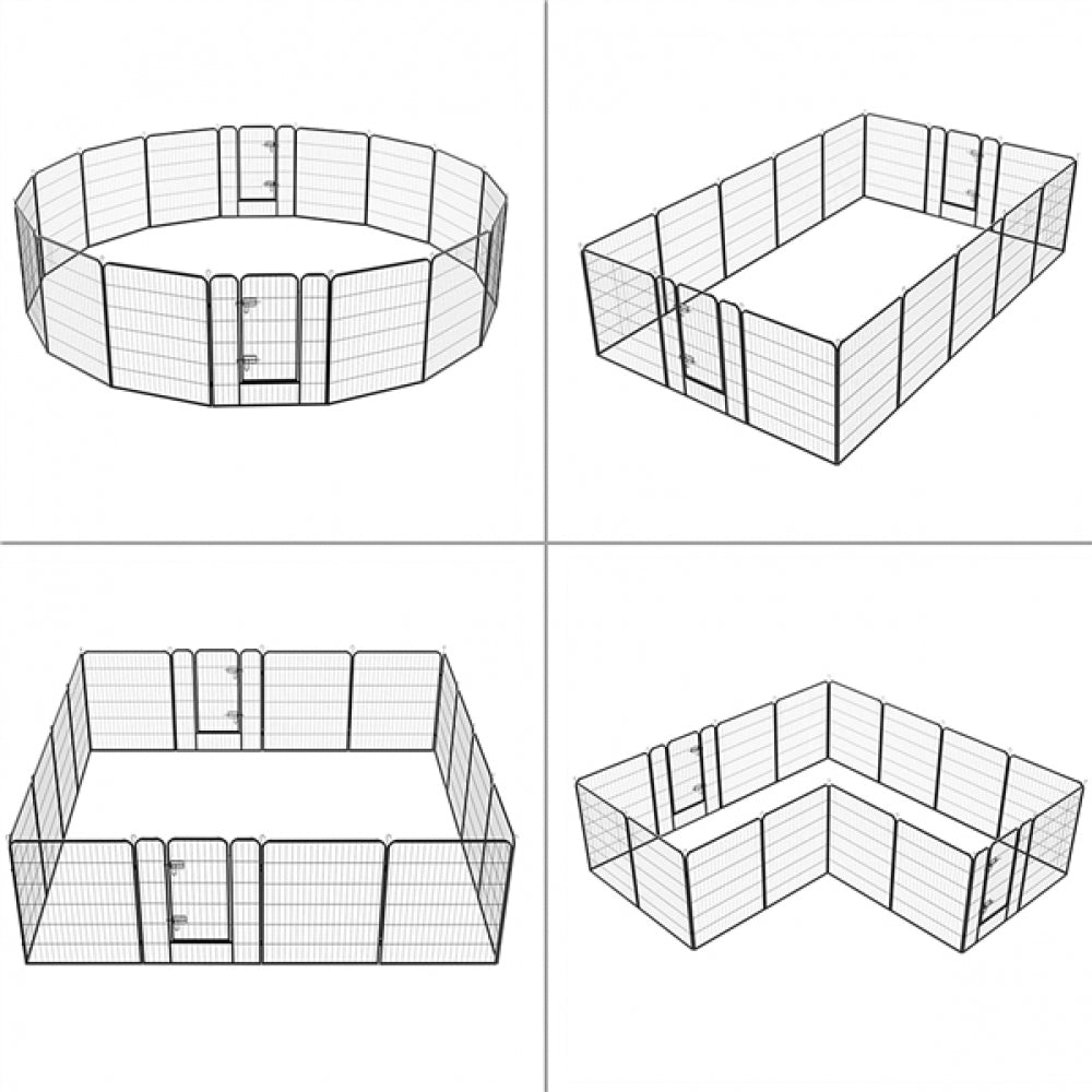 Heavy Duty 16 Panels Pet Playpen