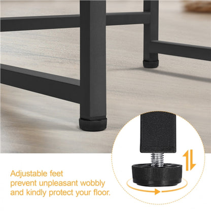 Industrial 1-Drawer Side Table Nightstand