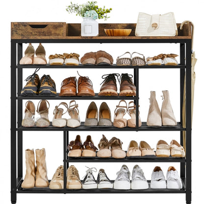 Shoes Rack Shelf Organizer Entryway Shoes Shelf 6-Tier