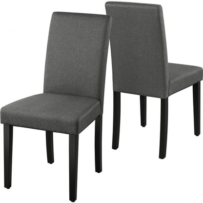 4pcs Parson Dining Chairs Fabric Upholstered Urban Style