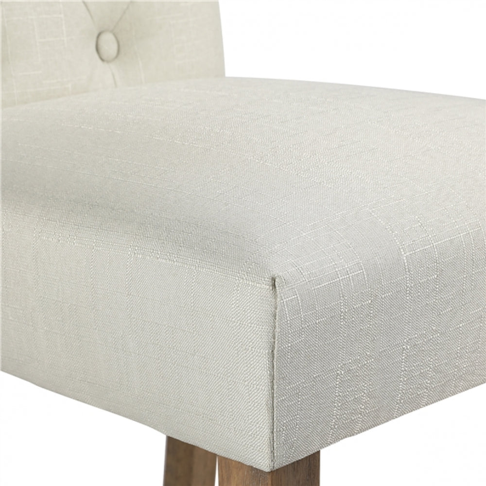 2PCS Classic Fabric Upholstered Dining Chair