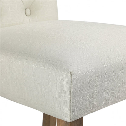 2PCS Classic Fabric Upholstered Dining Chair