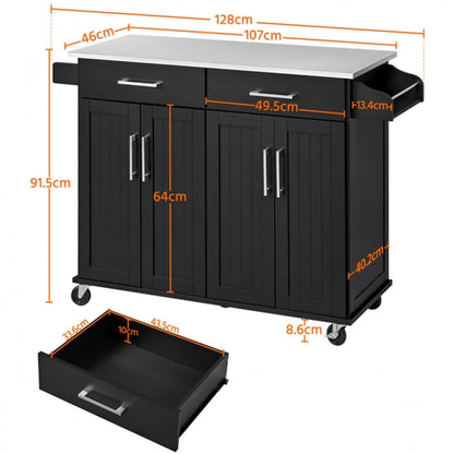 Kitchen Island Cart On Wheels