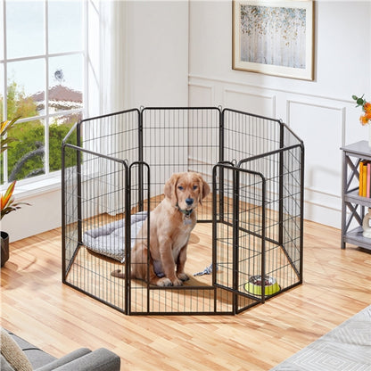 8 Panels Dog Playpen 100cm Tall