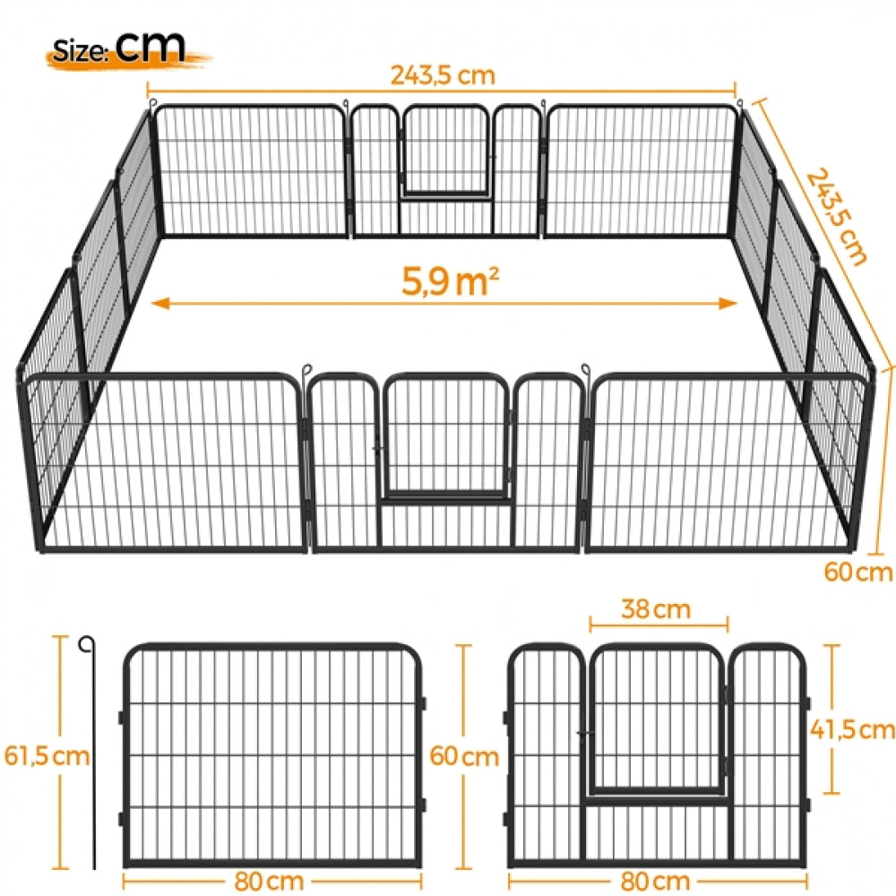 6 Panel Dog Pen