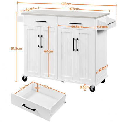 Stainless Steel Kitchen Island Cart Kitchen Trolley