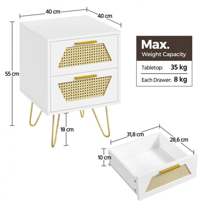 2PCS Side Tables End Table Nightstand
