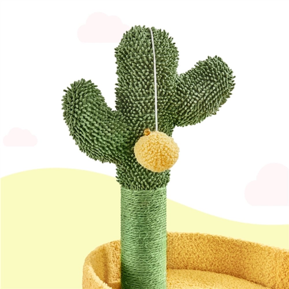 Oasis-Themed Cat Tree Cat Tower