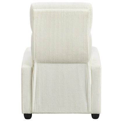 Recliner Chair Corduroy Recliner Sofa Adjustable Modern Single Reclining Chair