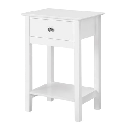 2pcs Improved Quality Wood Bedside End Table Storage Cabinet Night Stand