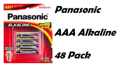 Panasonic AAA Alkaline Battery 24 Pack