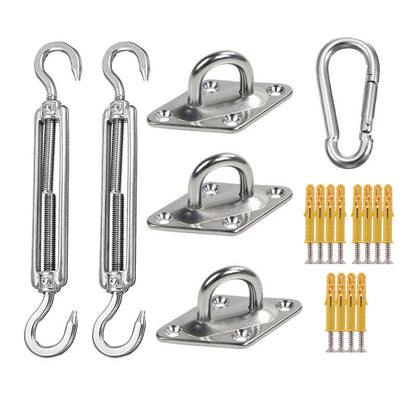 Triangular Shade Sail Hardware Pack Mounting Accessory