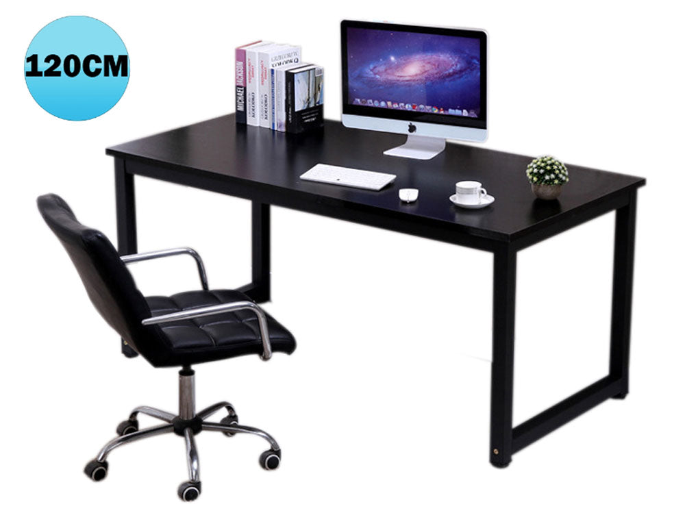 Computer Desk Table Black 120cm