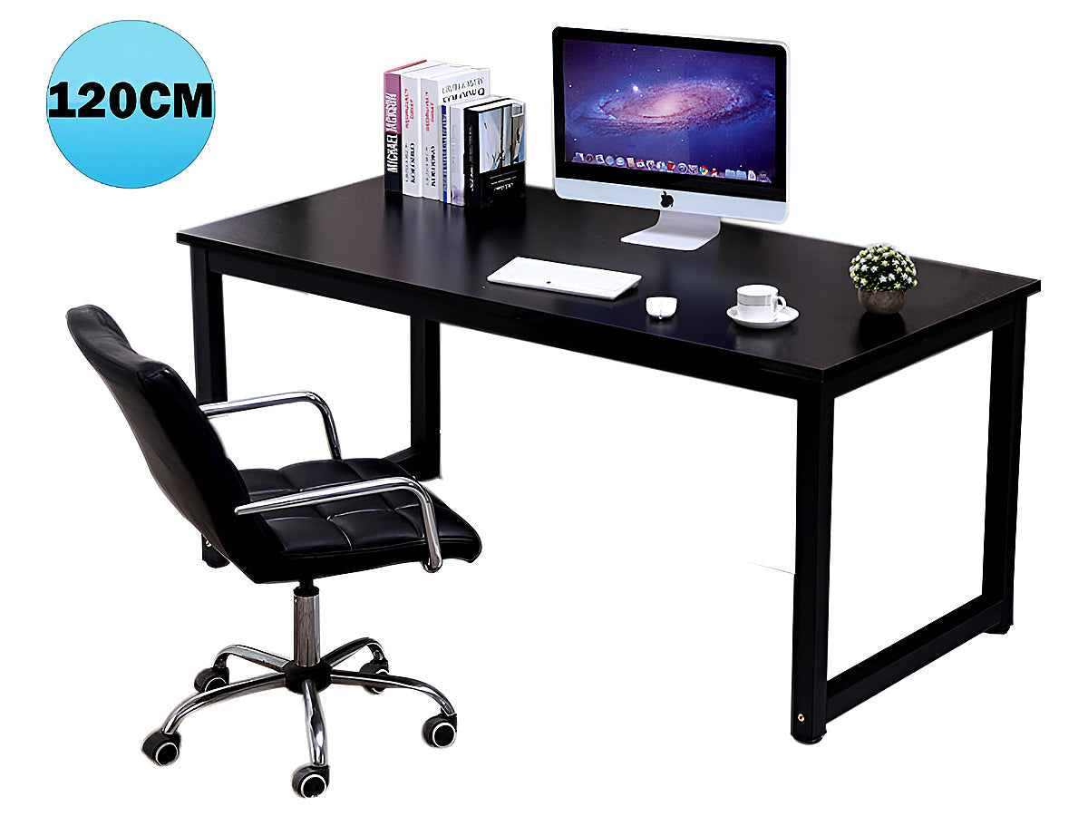 Computer Desk Table Black 120cm