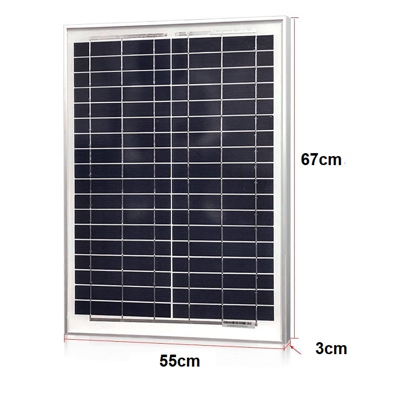 50W Solar Panel with Solar Controller