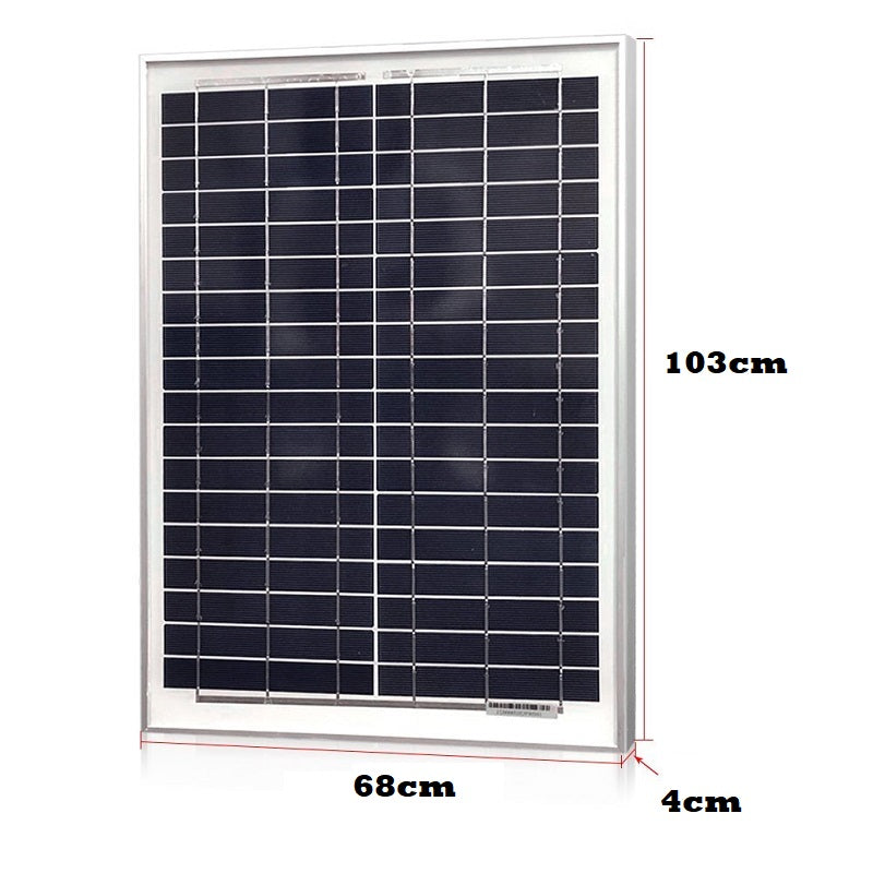 100W Solar Panel with Solar Controller