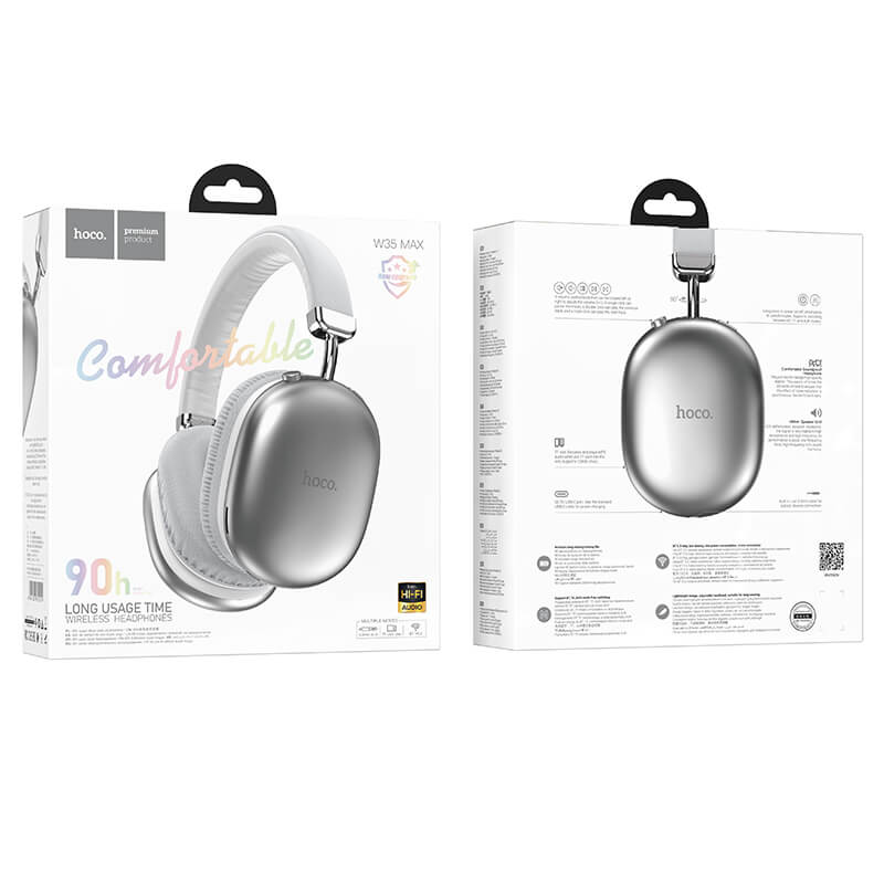 Hoco 90H Playtime Triple Play Bluetooth 5.3 Headphones W35 Max