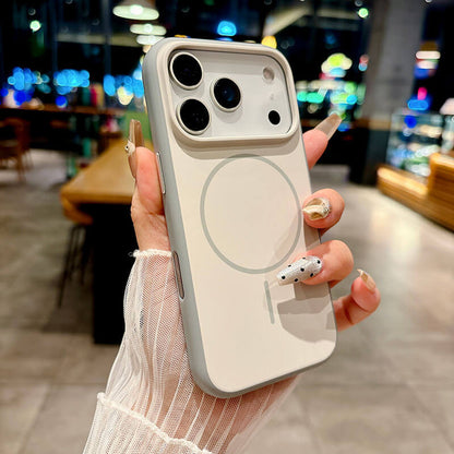 Compatible with iPhone 17 Pro Morandi Magnetic Series Mate Case