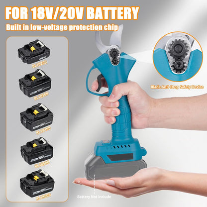 Cordless Electric Branch Scissors 30mm Pruning Shear Cutter