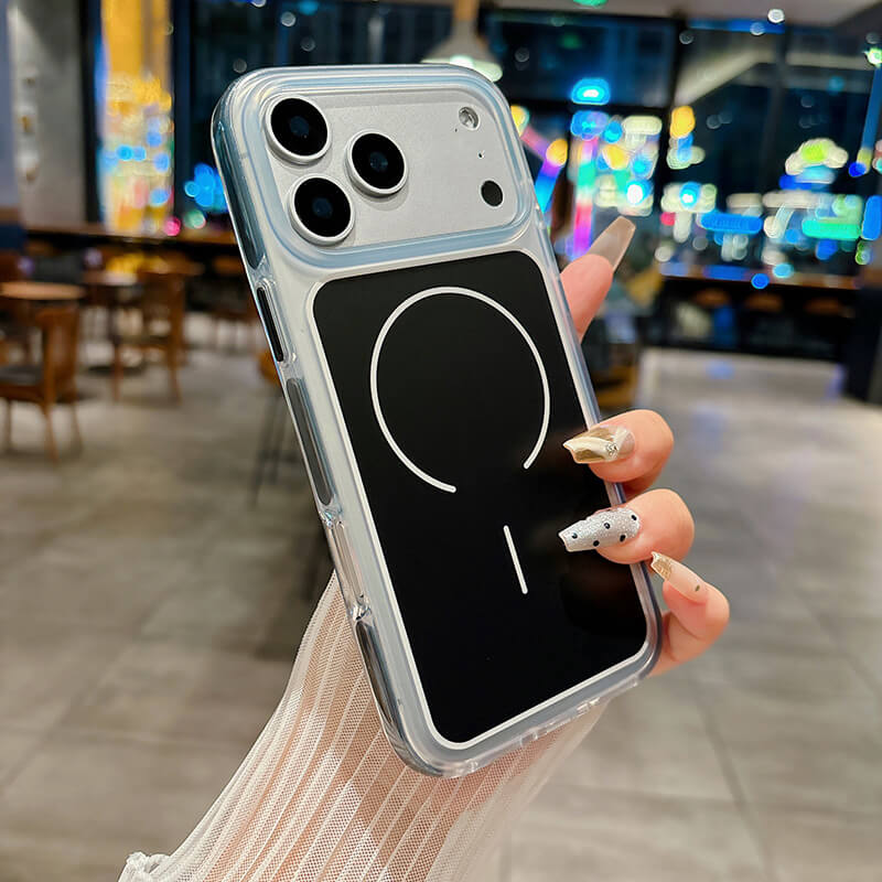 Compatible with iPhone 17 Pro Max Aurora Pure Series Magnetic Phone Case