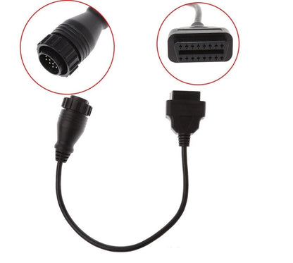 Mercedes Benz 14 Pin To 16 Pin Diagnostic Tool Obd2 Obd|| Cable - The Shopsite