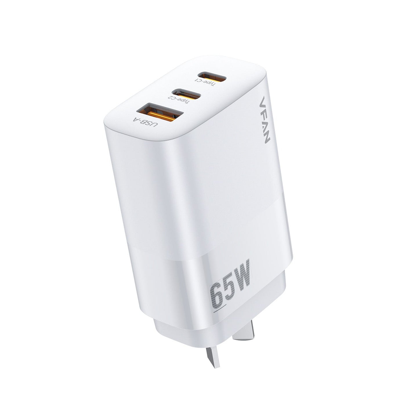 VFAN PD 65W 3-in-1 GaN Ultra Fast Charger Plug MacBook Available AU7
