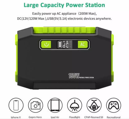 Portable Generator Charging Power Station Bank Power Solar Generator - The Shopsite